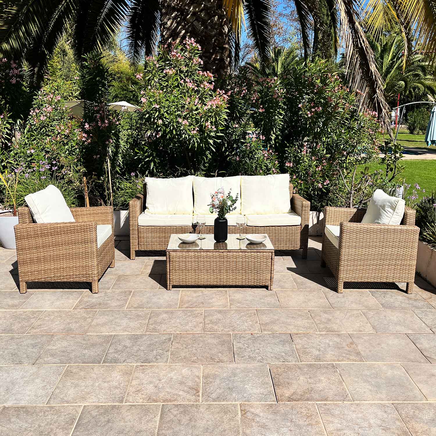 Juego Living Terraza Alicia 5 Personas