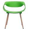 Silla Diseño Comedor Twist - Verde