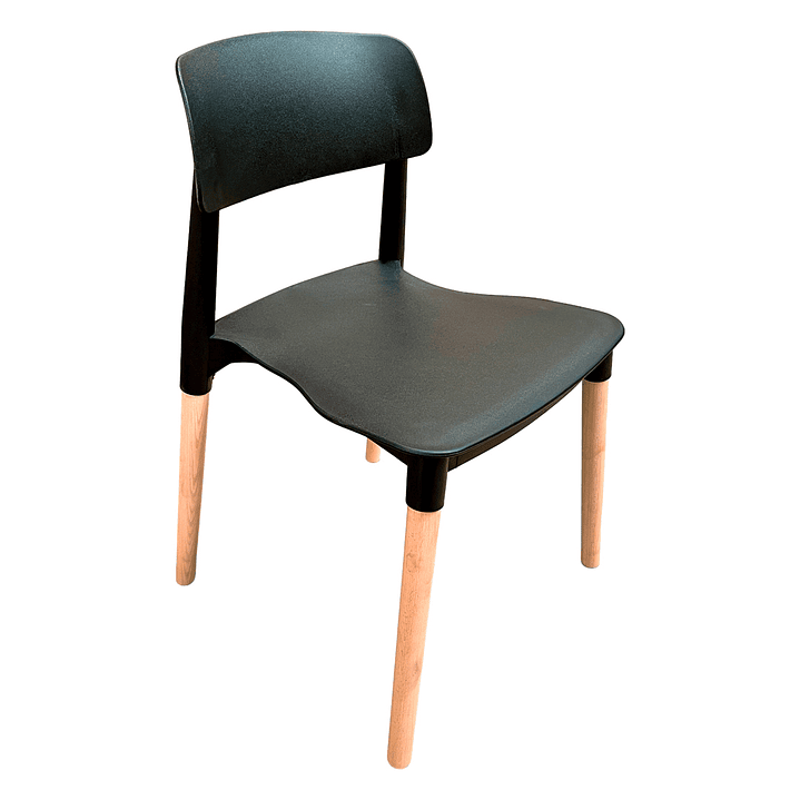 Juego de Comedor Vermontt 4 Sillas Lisboa Negras 9