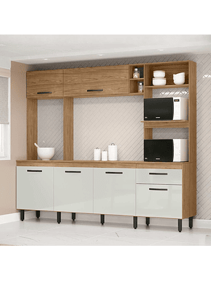 Kit Mueble de Cocina Abril Feijo / Off White