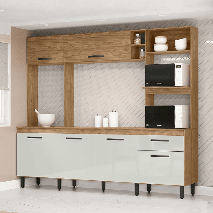Kit Mueble de Cocina Abril Feijo / Off White 1