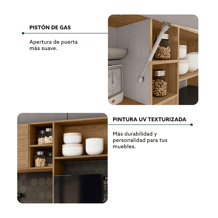 Kit Mueble de Cocina Abril Feijo / Off White 6