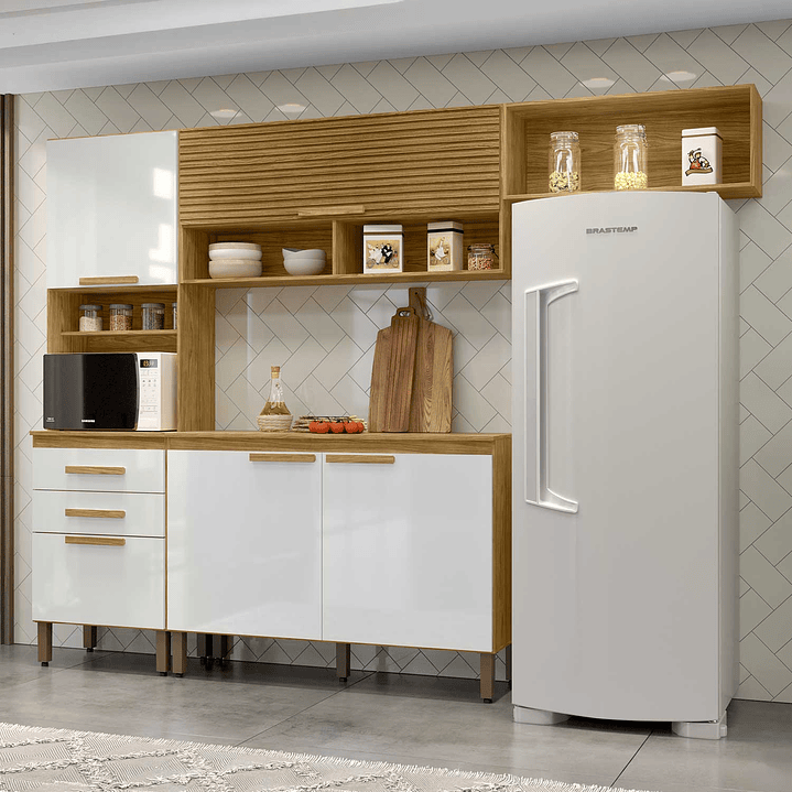 Kit Mueble de Cocina Mery Ann Marrocos / Off White 1