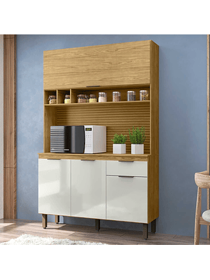 Kit Mueble de Cocina Rouse Cinamomo/ Off White