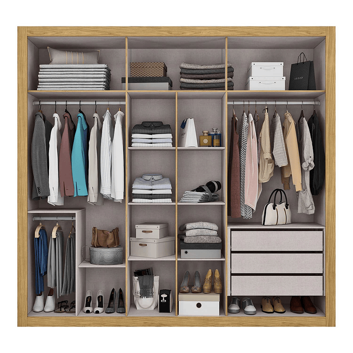 Closet 6 puertas Atelier Marrocos / Off White 2