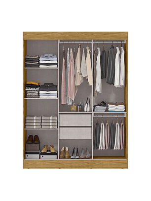 Closet 3 puertas corredera Nova