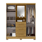 Closet 4 puertas 3 cajones Versalles - Miniatura 2
