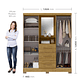 Closet 4 puertas 3 cajones Versalles - Miniatura 9