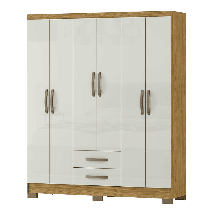 Closet 6 puertas Classic Marrocos/ Off white 3