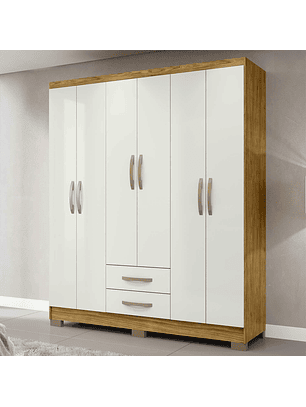 Closet 6 puertas Classic Marrocos/ Off white