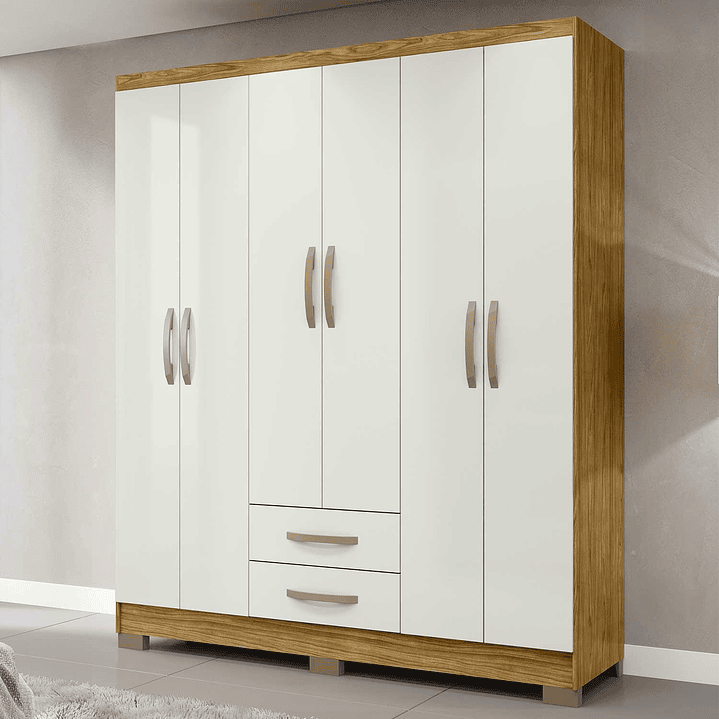 Closet 6 puertas Classic Marrocos/ Off white 1