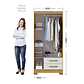 Closet 3 puertas Classic Marrocos / Off white - Miniatura 4
