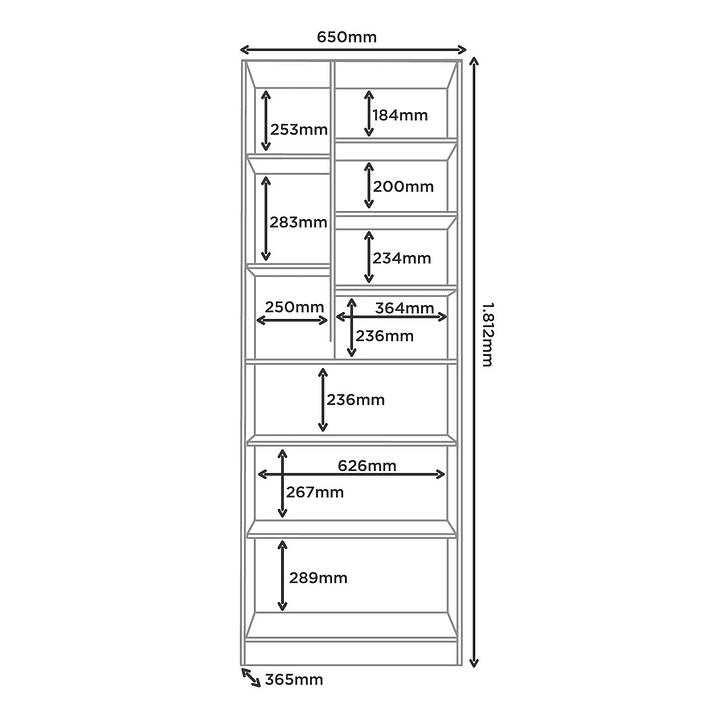 Closet multiuso con Zapatera concord Marrocos / Off White 8