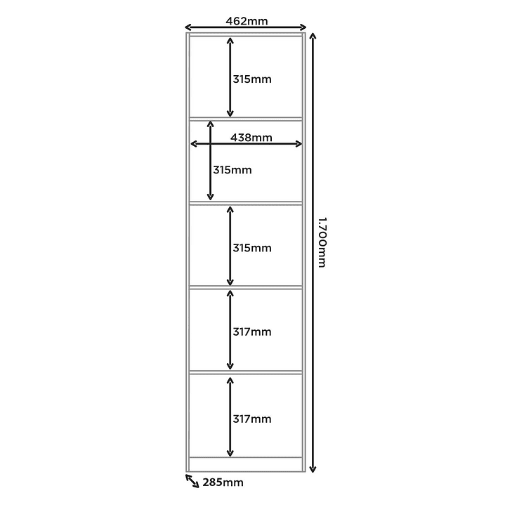 Closet Multiuso Eden Blanco 5