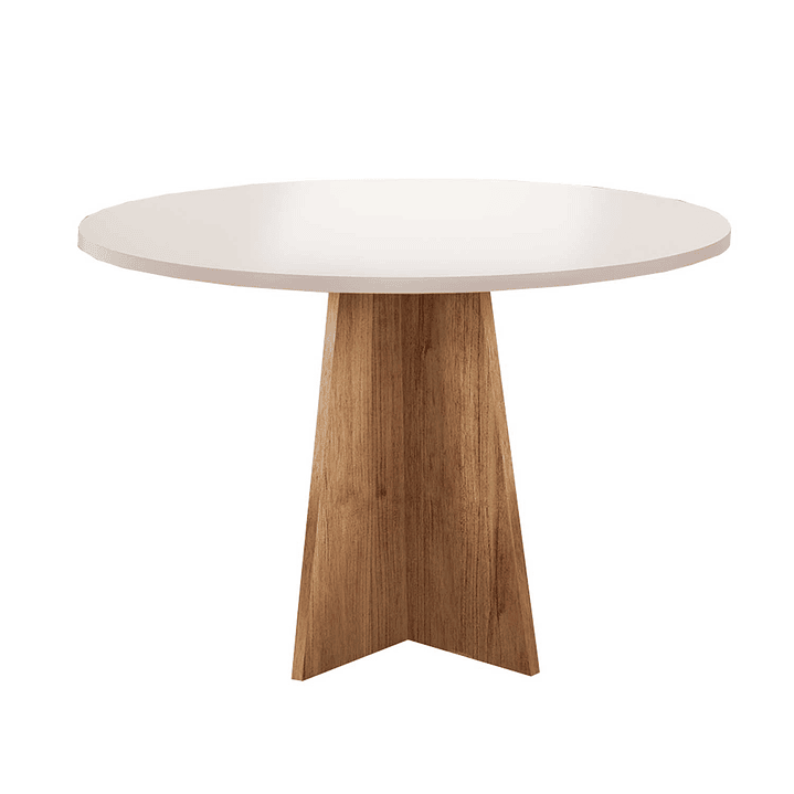 Juego de Comedor Redondo 4 sillas Imperio Beige 4