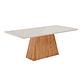 Juego de Comedor 8 sillas Terranova Beige 79,5 x 90 x 200 cm - Miniatura 4