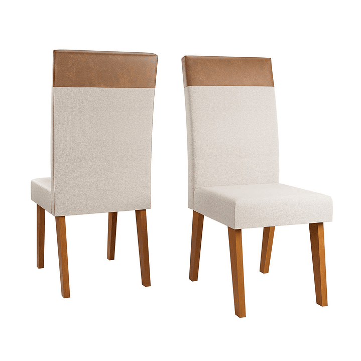 Juego de Comedor 8 sillas Terranova Beige 79,5 x 90 x 200 cm 3
