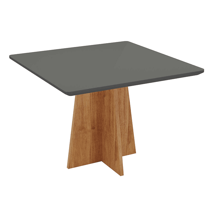 Juego de comedor 4 sillas Hera Gris  77,6 x 90 x 90 cm 4