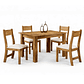 Juego de comedor 4 sillas Destiny Beige 75,1 x 75 x 110 cm - Miniatura 2