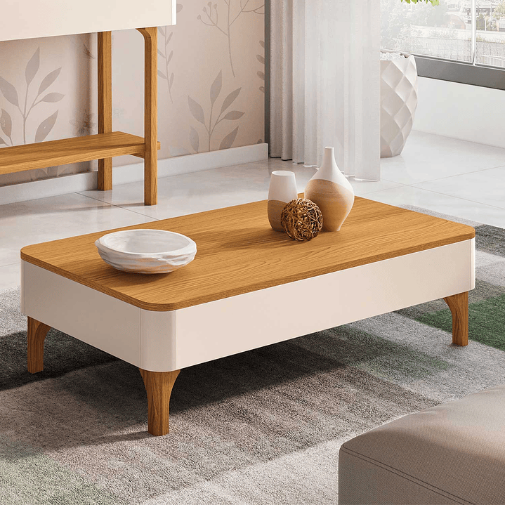 Mesa de Centro Niza Off White / Cinamomo 1