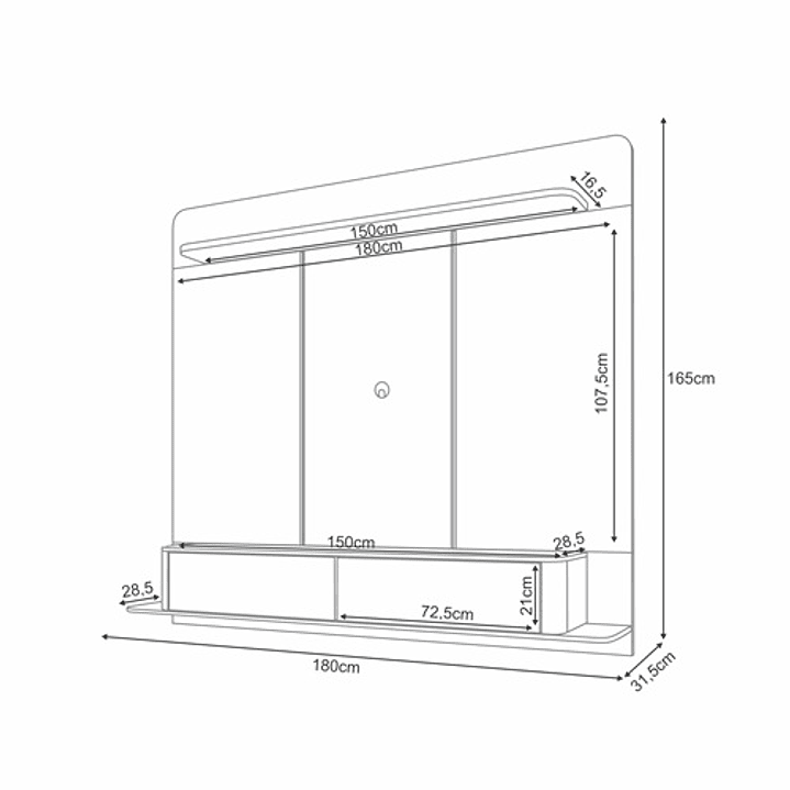 Home Panel Provenza 1.8 Tv 70
