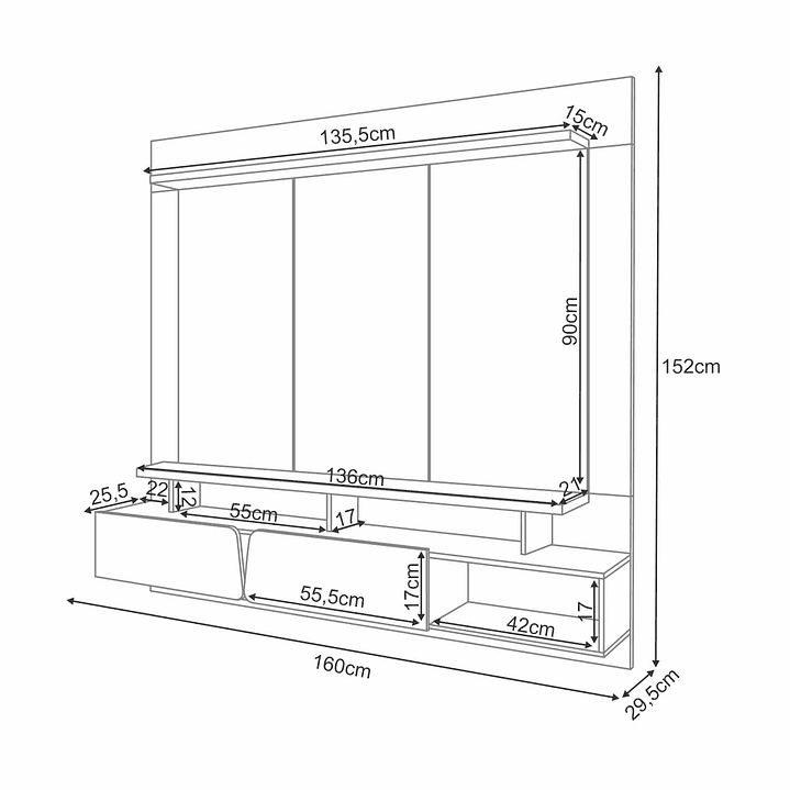 Home TV Panel Capri 1.8 65