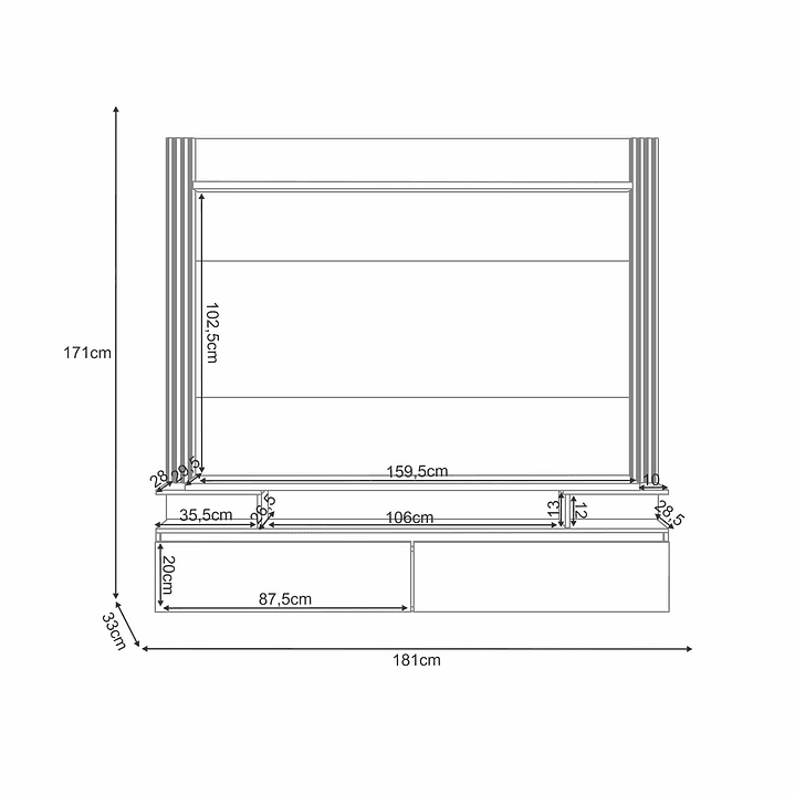 Home TV Panel Génova 1.6 65
