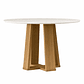 Juego de comedor 4 sillas Style Vidrio 1.0 Beige - Miniatura 3