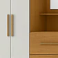 Closet 4 puertas 3 cajones Versalles 190 x 152,4 x 46,5 Cinamomo/ Off white - Miniatura 6