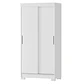 Closet 2 puertas corredera Lumière 190 x 91,7 x 46,5 Blanco Nieve - Miniatura 3