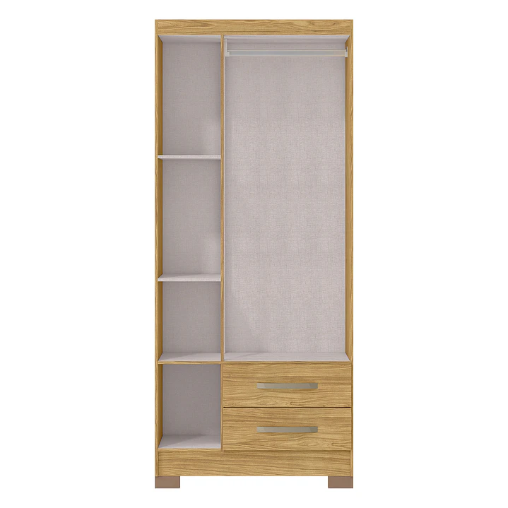 Closet 3 puertas Classic Marroco / Ripado 188 x 80 x 46 4