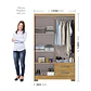 Closet 4 puertas Classic Marroco / Ripado 188 x 104,8 x 46,5 - Miniatura 8