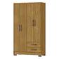 Closet 4 puertas Classic Marroco / Ripado 188 x 104,8 x 46,5 - Miniatura 3