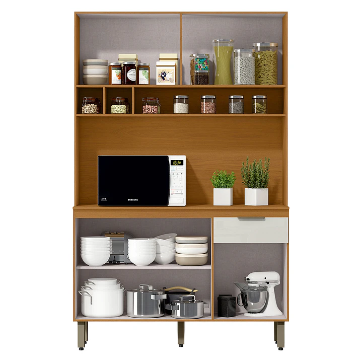 Kit Mueble de Cocina Rouse Cinamomo/ Off white 190 x 120 x 38,5 2