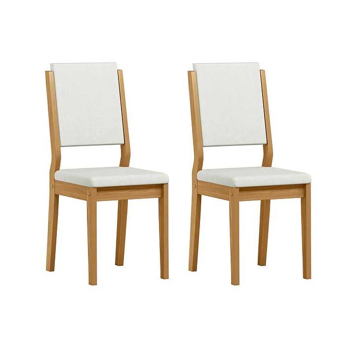 Pack 2 Sillas Carol Lino Beige 1
