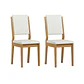 Pack 2 Sillas Carol Lino Beige - Miniatura 1
