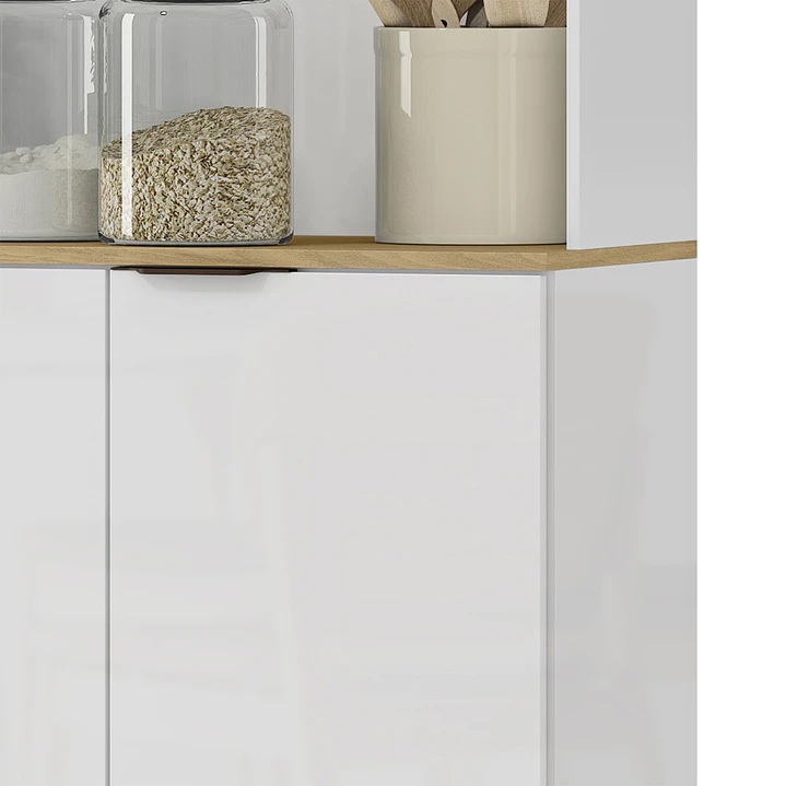 Kit Mueble de Cocina Magnolia Blanco nieve 195 x 177,9 x 38 cm 6