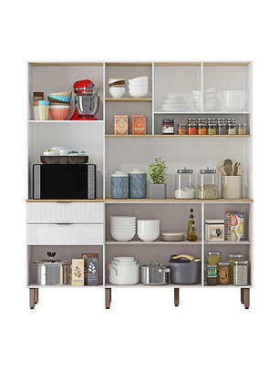 Kit Mueble de Cocina Magnolia Blanco nieve 195 x 177,9 x 38 cm