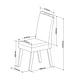 Juego de comedor 6 sillas Altis Vidrio 1.8 - Miniatura 5