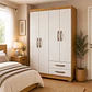 Closet 4 puertas Classic Marrocos / Off  188 x 104,8 x 46,5 - Miniatura 1