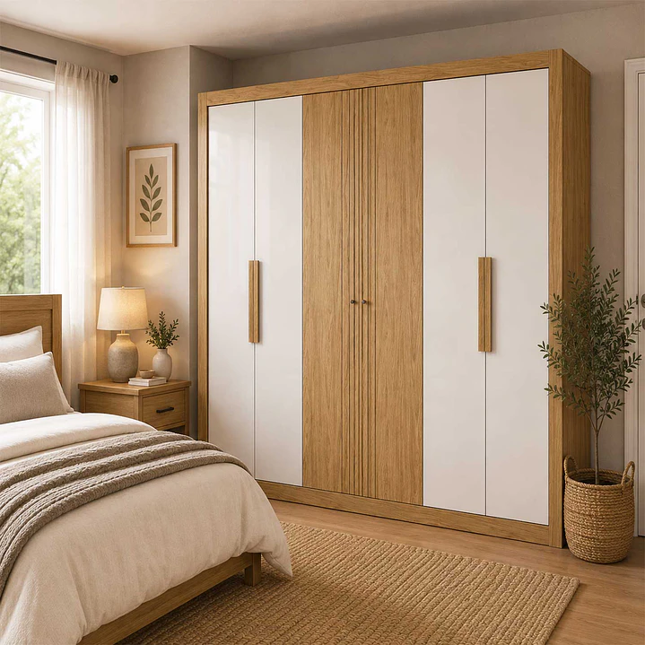 Closet 6 puertas Atelier Marrocos/ Off white 217 x 229,8 x 46.8 1