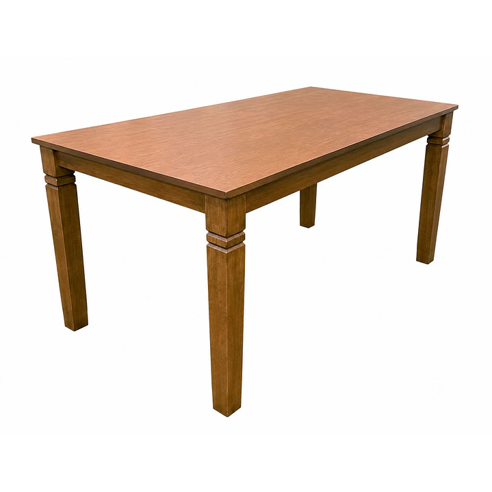 Juego de comedor madera Aline 6 sillas Crossback Café 6