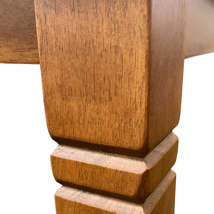 Juego de comedor madera Aline 6 sillas Crossback Café 8