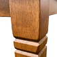 Juego de comedor madera Aline 6 sillas Crossback Café - Miniatura 8