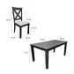 Juego de comedor madera Aline 6 sillas Crossback Café - Miniatura 10