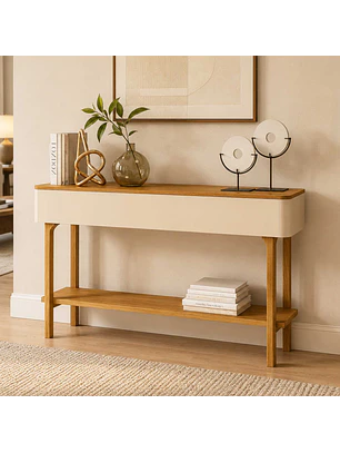 Arrimo Nantes Off White / Cinamomo 136 x 76,5 x 31 cm