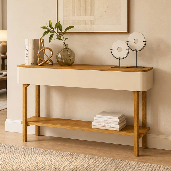 Arrimo Nantes Off White / Cinamomo 136 x 76,5 x 31 cm 1