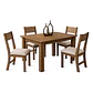 Juego de comedor 4 sillas Destiny Beige 75,1 x 75 x 110 cm - Miniatura 2