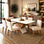 Juego de Comedor 6 sillas Elite Beige 82 cm x 90 cm x 180 cm