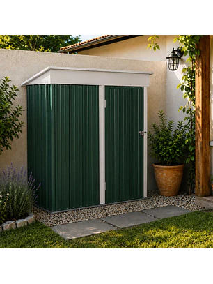 Bodega Jardín Con Repisas 162x92x180 Boxshed Verde